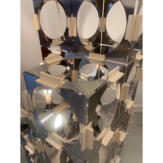 Image 1 of Vintage Skyscrapper vloerlamp van Luigi Argenta voor Reggiani, Italië 1970