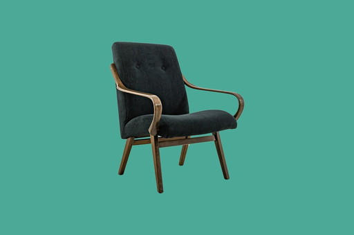 Fauteuil van Jaroslav Šmídek voor Ton, Tsjecho-Slowakije, jaren 1960