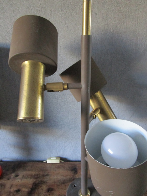 Image 1 of Vintage 3-Spots Plafondlamp