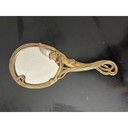 Vintage Art Nouveau spiegel in messing