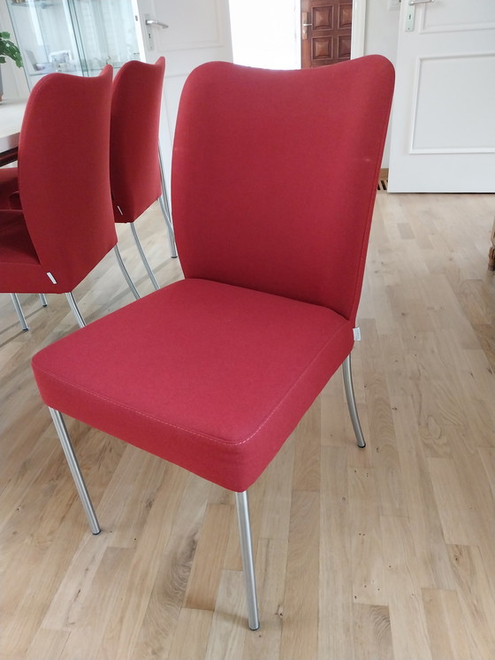 Image 1 of Bert Plantagie  eethoek met 3 stoelen en 1 bank