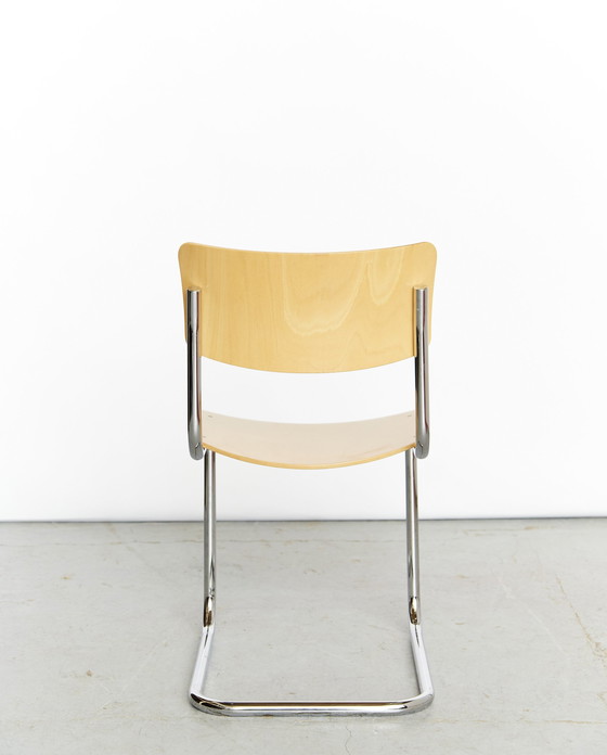 Image 1 of Mart Stam sledestoel S43 Voor Thonet I Set Van Vier