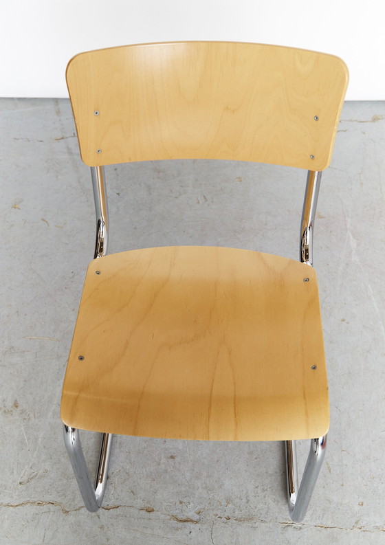 Image 1 of Mart Stam sledestoel S43 Voor Thonet I Set Van Vier