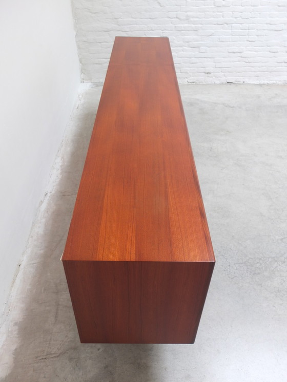 Image 1 of V-Form Teak Sideboard van Oswald Vermaercke