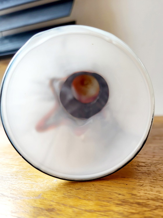 Image 1 of Opaline Florence vintage vaas, Vetreria di Borgonovo, Italy, jaren 1970