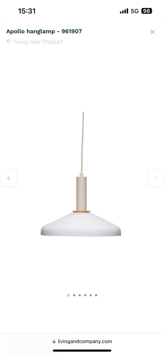 Image 1 of 2x Hübsch Apollo hanglamp