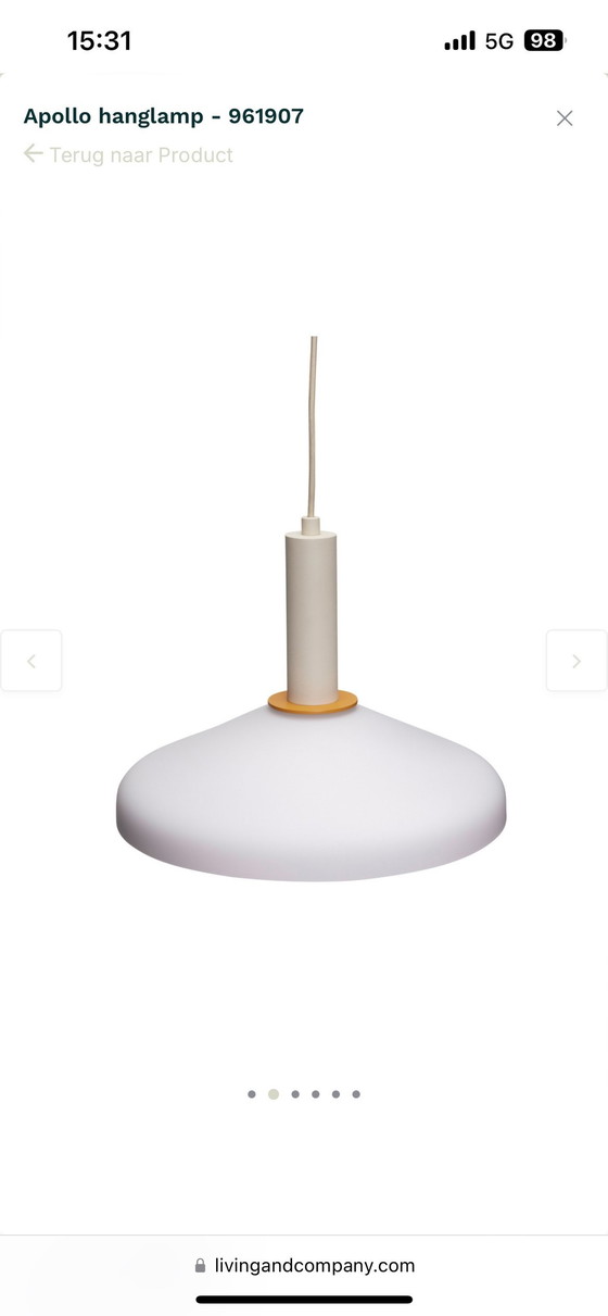 Image 1 of 2x Hübsch Apollo hanglamp