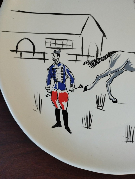 Image 1 of Groot vrijvormig bord, organisch ontwerp -1960 - Vintage tijdperk