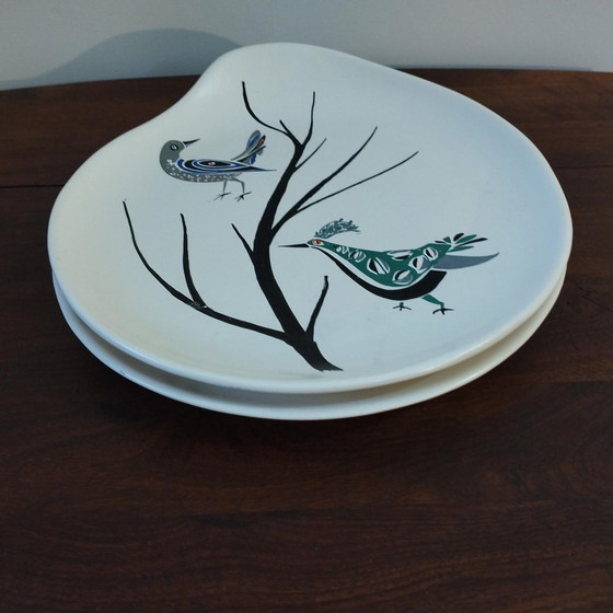 Image 1 of Groot vrijvormig bord, organisch ontwerp -1960 - Vintage tijdperk