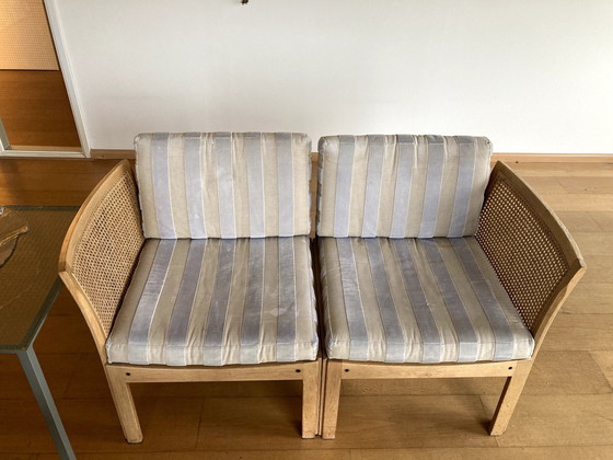 Image 1 of 3X Plexus Stoel Designer Illum Wikkelsø En Geproduceerd Door Silkeborg 