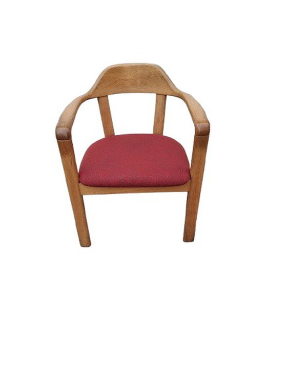 Image 1 of 3x Vintage Eetkamerstoelen