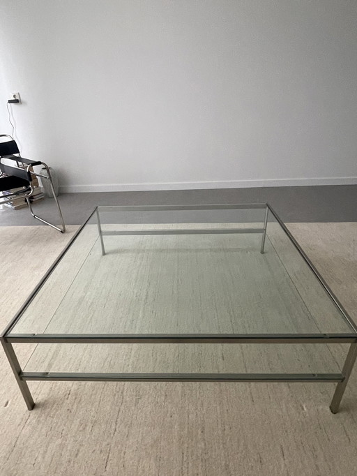 Metaform Piano Glazen Salontafel (120X118X 40Cm)