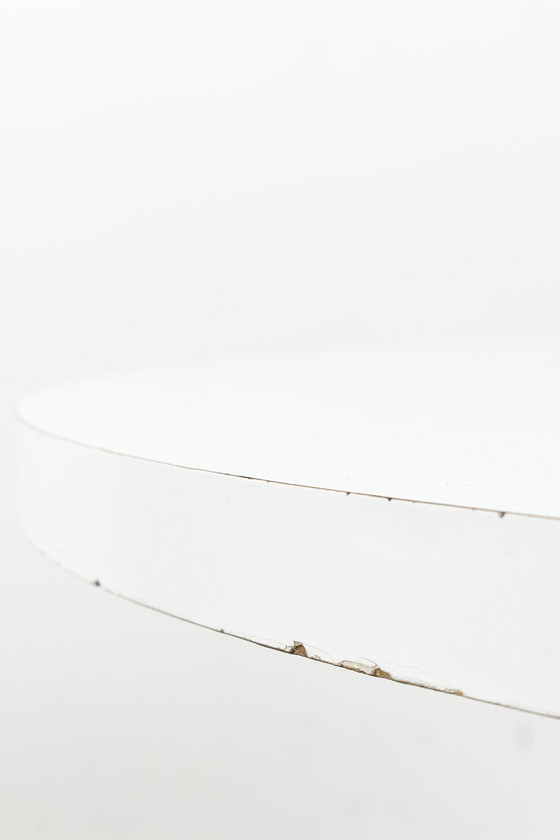 Image 1 of Ronde witte eettafel art. 66524