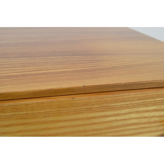 Image 1 of Vintage houten bureau met laden van Jitona, Tsjecho-Slowakije 1970