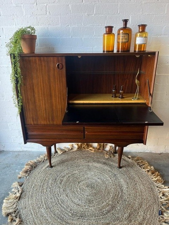 Image 1 of Retro Vintage Mid-Century Dressoir, High-Board, Mid-Board, Barkast