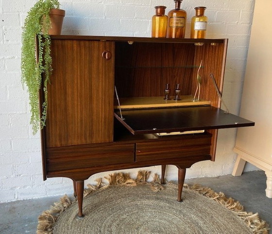 Image 1 of Retro Vintage Mid-Century Dressoir, High-Board, Mid-Board, Barkast