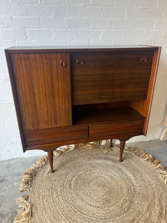 Image 1 of Retro Vintage Mid-Century Dressoir, High-Board, Mid-Board, Barkast
