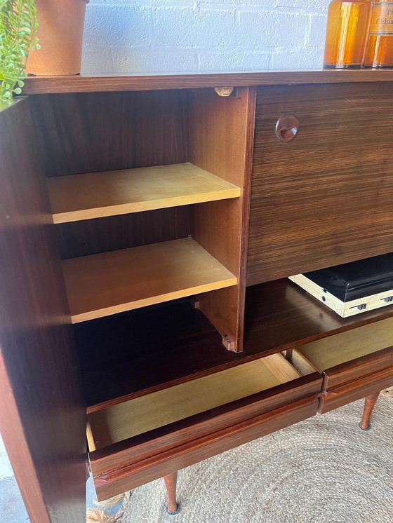 Image 1 of Retro Vintage Mid-Century Dressoir, High-Board, Mid-Board, Barkast