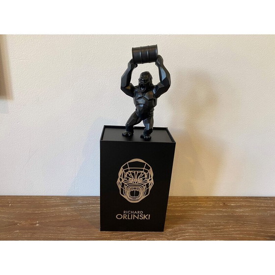 Image 1 of King Kong vintage matzwart door Richard Orlinski, 2023