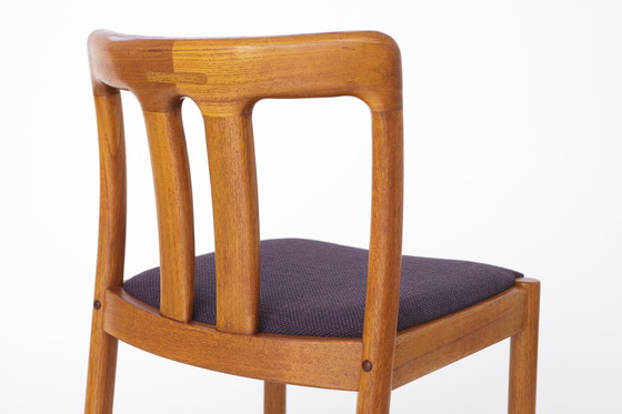 Image 1 of Set van 4 teakhouten vintage stoelen, 1960, door Uldum, Denemarken