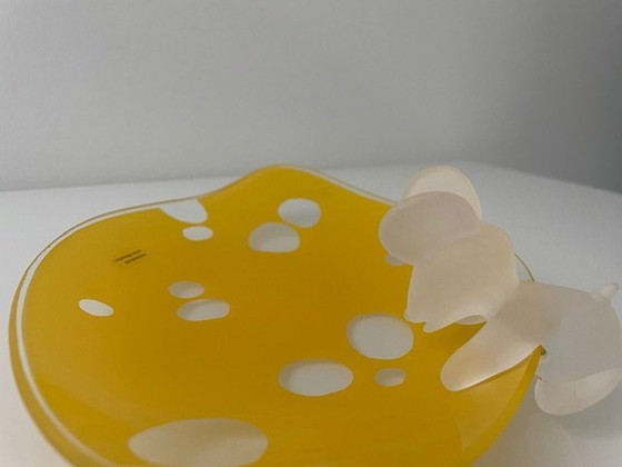 Image 1 of Design Schaal "Of Mouse & Cheese" Glas - Fun Design