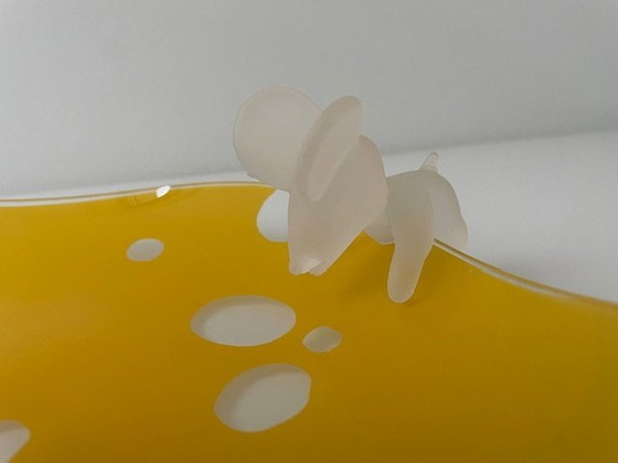 Image 1 of Design Schaal "Of Mouse & Cheese" Glas - Fun Design