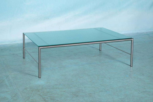 Minimalist glazen salontafel 80s midmod coffee table glass