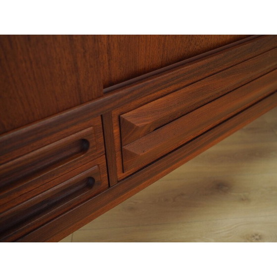 Image 1 of Teakhouten highboard, Deens ontwerp, jaren 1960, productie: Denemarken