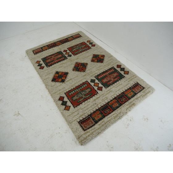 Image 1 of Mid century wollen Kelim vloerkleed, jaren 1960