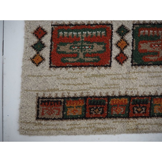 Image 1 of Mid century wollen Kelim vloerkleed, jaren 1960