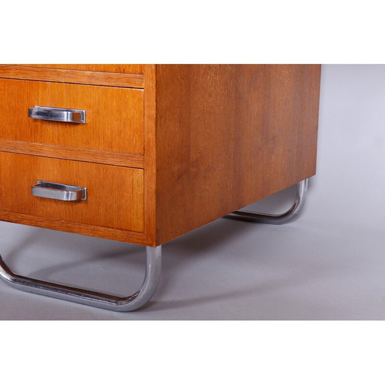 Image 1 of Vintage beuken bureau voor Mücke-Melder, Tsjecho-Slowakije jaren 1930