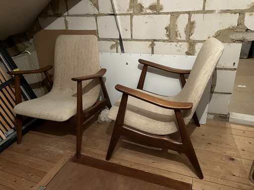 2x Louis Van Teeffelen Fauteuil