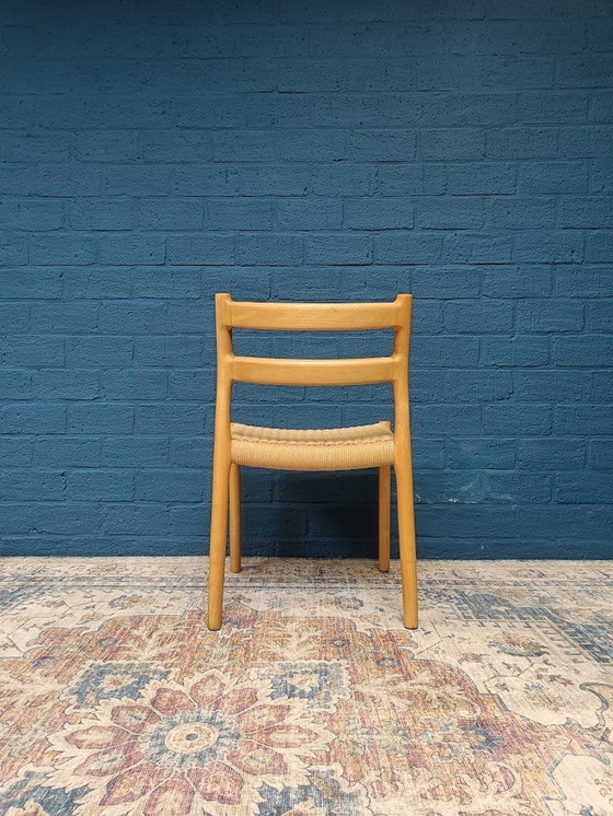 Image 1 of 6X Vintage Niels Moller Stoelen