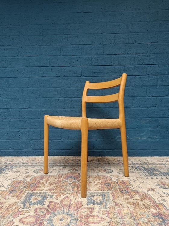 Image 1 of 6X Vintage Niels Moller Stoelen