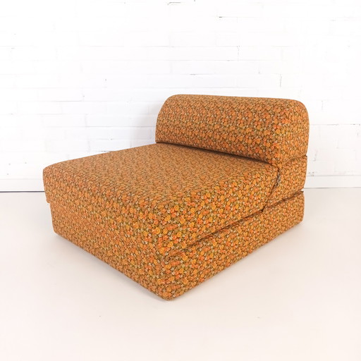 Vintage slaapfauteuil