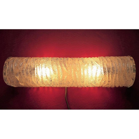 Image 1 of Vintage Murano geblazen glazen wandlamp, 1950