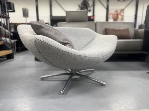 Label Vandenberg Gigi Fauteuil Grijs Stof 