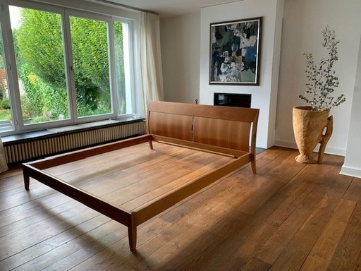 1 X Molteni "Nottetempo" bed met 2 X lattenbodem