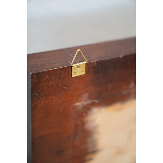 Image 1 of Vintage bronzen en houten sculptuur voorstellende Giosuè Carducci, Italië 1835