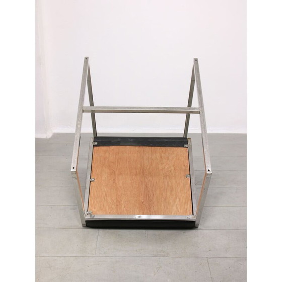 Image 1 of Vintage Bauhaus stoel in chroom en kunstleer