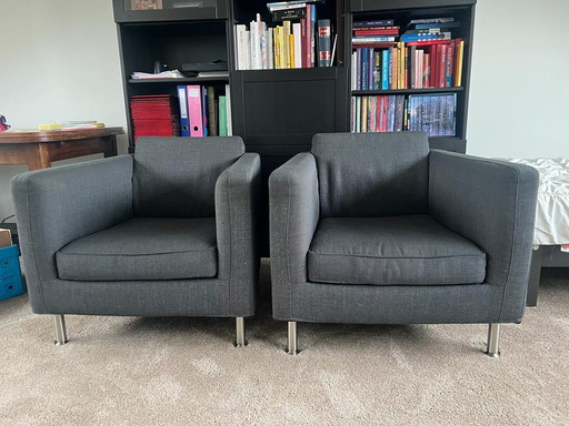 2x Minotti Copenhagen stoelen