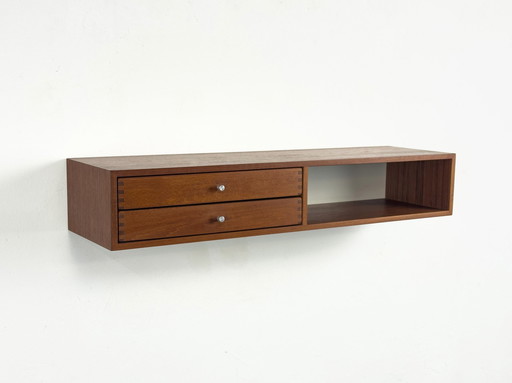 Teakhouten wandconsole nr. 132 van Kai Kristiansen voor Aksel Kjersgaard, 1960S