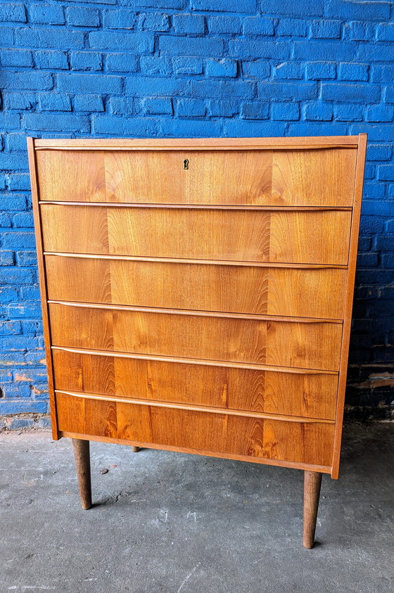 Image 1 of Deense vintage teak ladenkast