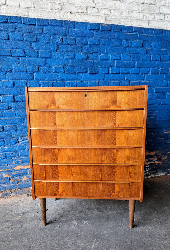 Image 1 of Deense vintage teak ladenkast