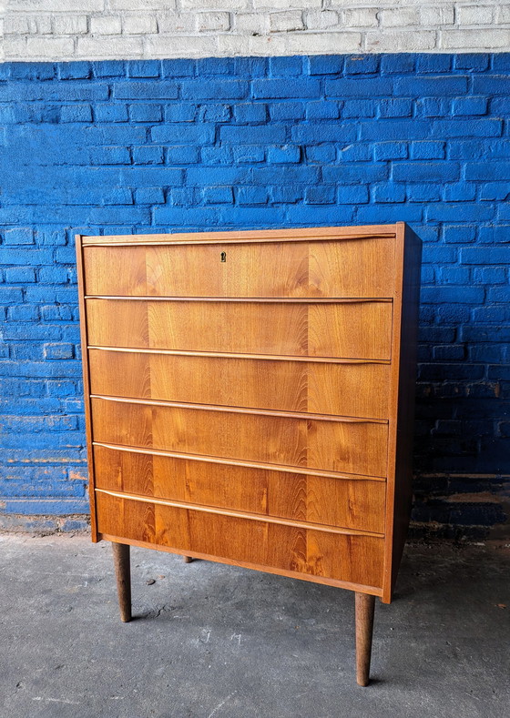 Image 1 of Deense vintage teak ladenkast