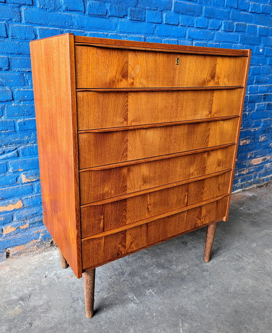 Image 1 of Deense vintage teak ladenkast