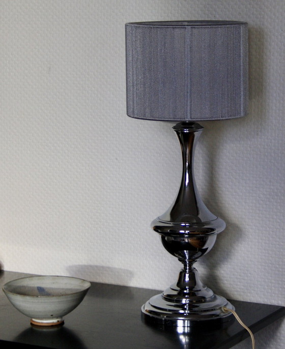 Image 1 of 70's verchroomde lamp