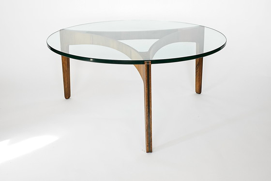 Image 1 of Rozenhouten salontafel van Sven Ellekaer voor Christian Linneberg 1960