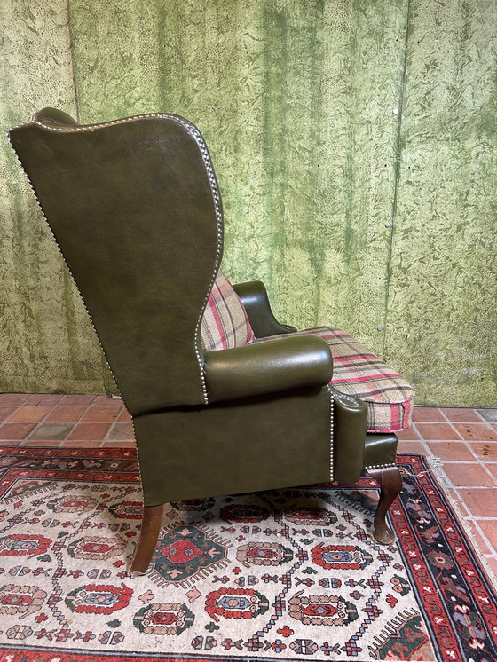 Image 1 of Chesterfield Fauteuil Queen Anne stijl Engels