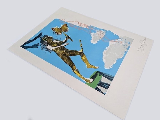 Image 1 of  De Magische Vlinder Litho Door Salvador Dalí 1970S